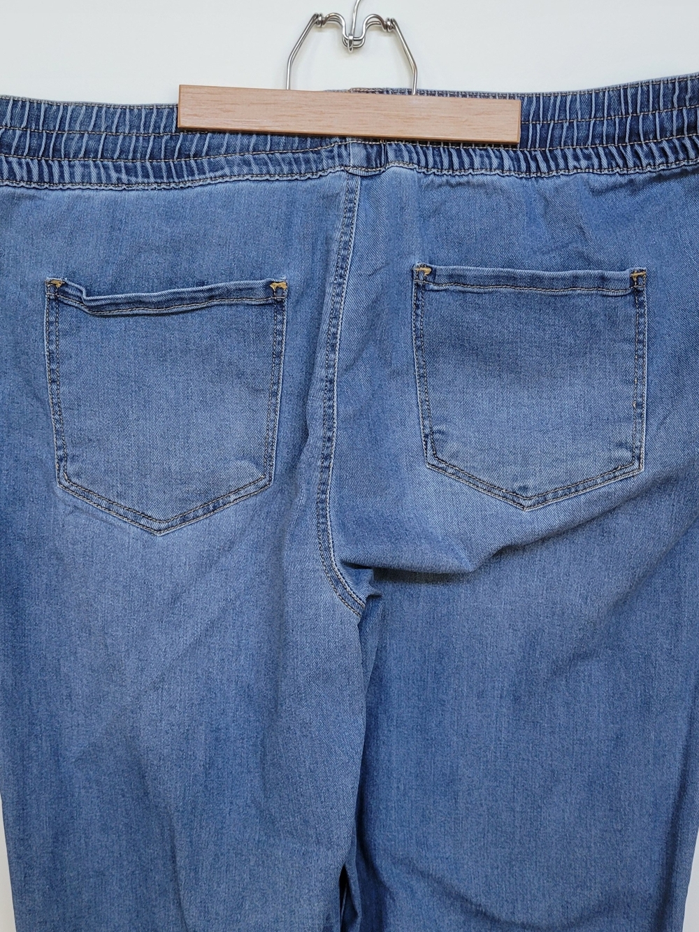 Wide Leg, Retro Style, Drawstring, Wideleg, Jeans - Curve Appeal - Picture 2 of 4